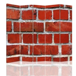 Parawan dwustronny, Mur z czerwonej cegły