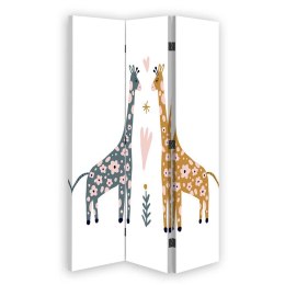 Parawan dwustronny korkowy, Kolorowe żyrafy