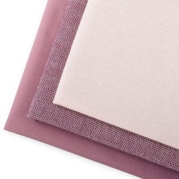 Ręcznik kuchenny LETTY kolor różowy drukowany motyw nowoczesny styl klasyczny 50x70 ameliahome - KIT/AH/LETTY/MIX/STAMP/ORCHIDS/