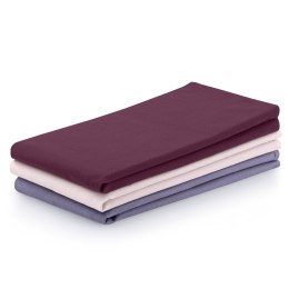 Ręcznik kuchenny LETTY kolor różowy gładki motyw klasyczny styl klasyczny 50x70 ameliahome - KIT/AH/LETTY/PLAIN/PROVENCE/3PACK/5