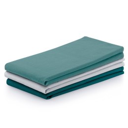 Ręcznik kuchenny LETTY kolor turkusowy gładki motyw klasyczny styl klasyczny 50x70 ameliahome - KIT/AH/LETTY/PLAIN/TURQUOISES/3P