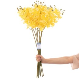Sztuczny kwiat FALENI kolor żółty styl nowoczesny ameliahome - ARTFLOWER/AH/FALENI/HONEY/10PCS