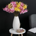 Sztuczny kwiat FALENI kolor różowy styl nowoczesny ameliahome - ARTFLOWER/AH/FALENI/ROSE/1PC