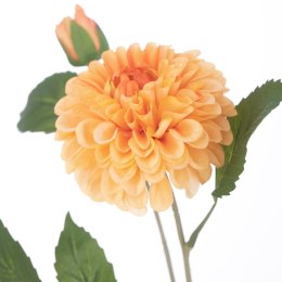 Sztuczny kwiat PIWONI kolor pomarańczowy styl nowoczesny ameliahome - ARTFLOWER/AH/PIWONI/GINGER/1PC