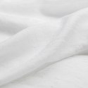 Firana KRESZ kolor biały styl klasyczny srebrne przelotki przelotki metalowe srebrne woal gnieciony 140x300 homede - SCURT/HOM/K