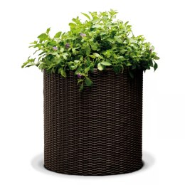 Donica okrągła CYLINDER PLANTER M whiskey brown