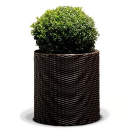 Donica okrągła LARGE CYLINDER PLANTER whiskey brown