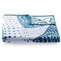 Ręcznik SHARK kolor niebieski gładki klasyczny styl klasyczny materiał przód welur, tył frotte 90x180 DecoKing - TOW/BEACH/SHARK