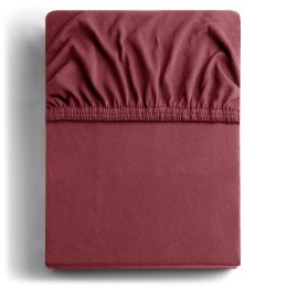 Prześcieradło AMBER kolor różowy styl klasyczny materiał jersey 180-200x200 DecoKing - FITTED/AMBER/OLDROSE/180-200x200+30