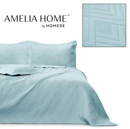 Narzuta OPHELIA kolor błękitny materiał mikrofibra 170x210 AmeliaHome - BEDS/AH/OPHELIA/BABYBLUE/170x210